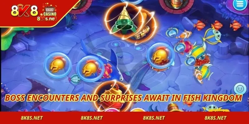 Boss encounters and surprises await in Fish Kingdom