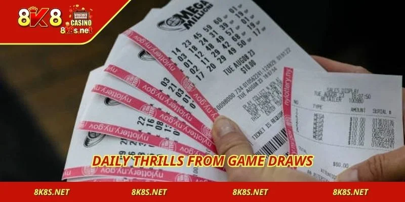 Daily thrills from game draws