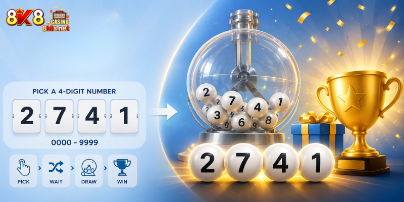 4D Lottery is a game where players select a four-digit number from 0000 to 9999.
