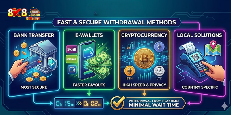 Available Withdrawal Methods