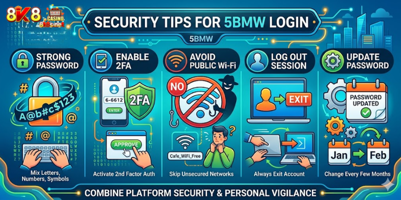 Security Tips for 5BMW login